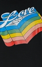 LOVE MOSCHINO-Tricou cu logo grafic curcubeu